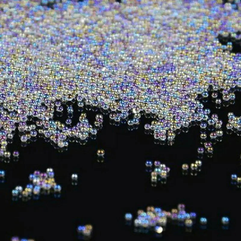 Ab Aurora Transparent Caviar Beads Jar