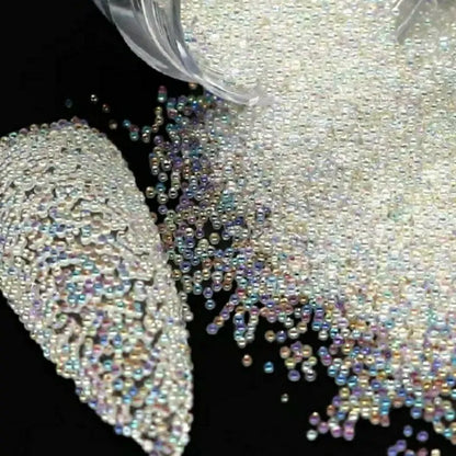 Ab Aurora Transparent Caviar Beads Jar