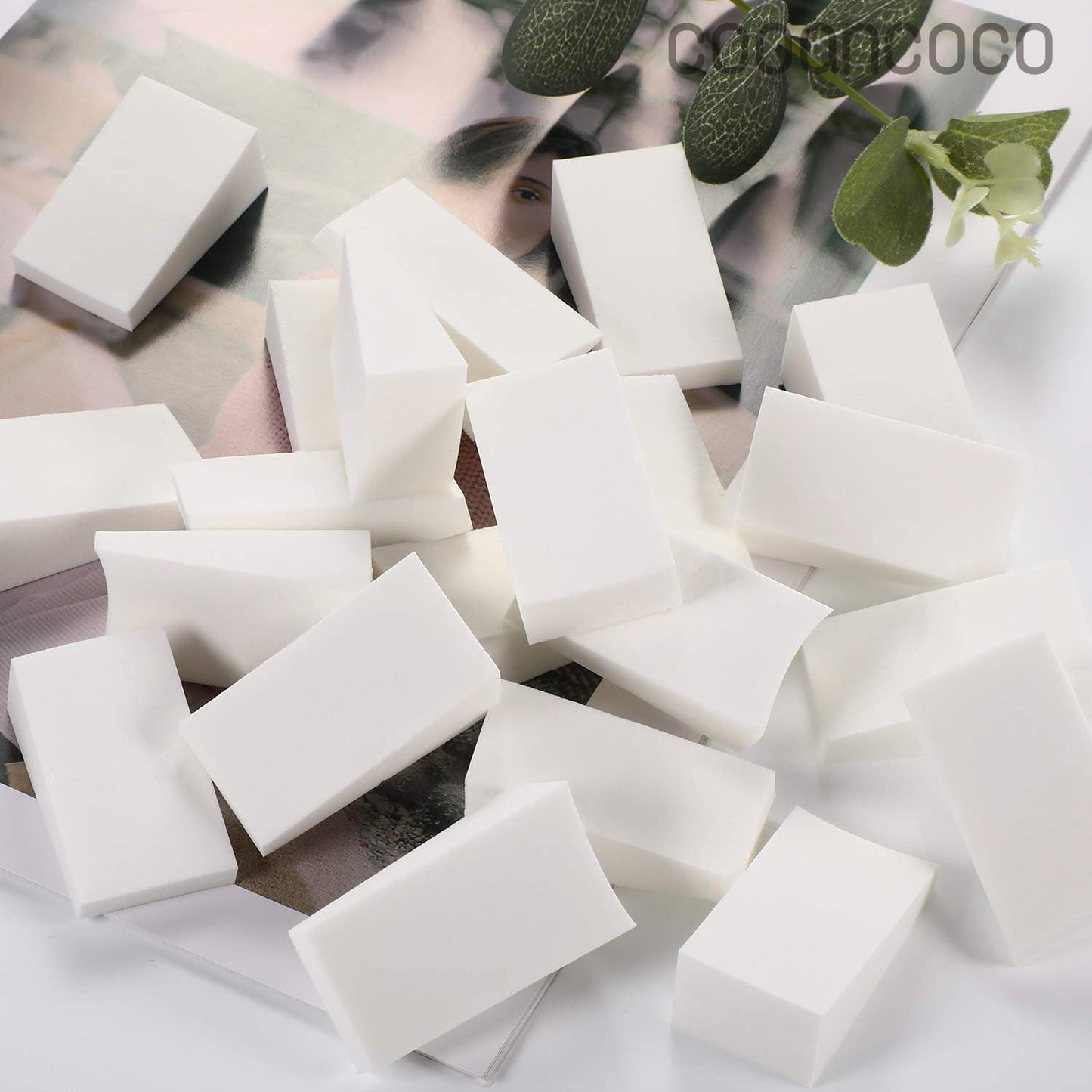 Cooancoco 15 pcs DIY Creative Gradient Nail Art Sponge Gradient Nails Soft Sponges