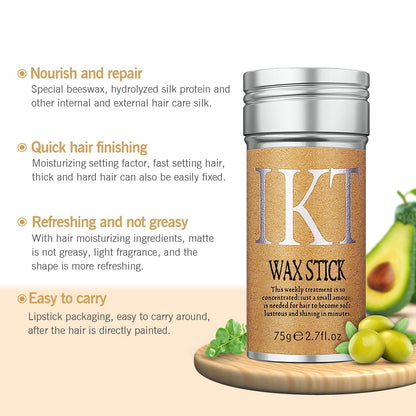 IKT The Headliner | Wax Styling Stick | Fly Away Hair Fixer | No Residue | Wax Stick For Hair 75g/2.7fl